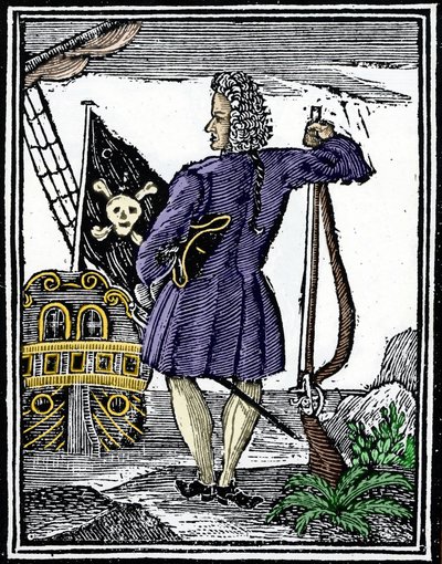القرصان "السيد" ستيد بونيه (1688-1718). بواسطة فنان غير معروف