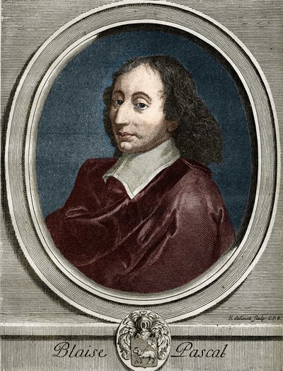 صورة بليز باسكال (1623-1662) ، عالم فيزياء ورياضيات وكاتب فرنسي. بواسطة فنان غير معروف