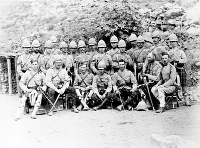 الكتيبة الثانية ، Seaforth Highlanders (Ross-shire Buffs ، The Duke of Albany's) ، بعثة الجبل الأسود بواسطة مصور غير معروف