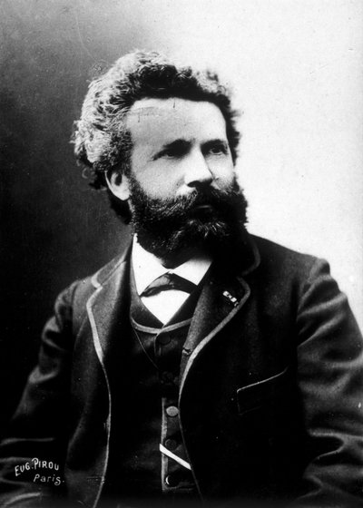 كميل فلاماريون ، عالم الفلك الفرنسي ، حوالي عام 1890 بواسطة مصور غير معروف