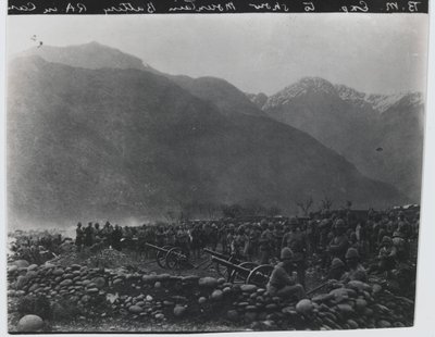 C Cease Firing ؟، رقم 1 British Mountain Battery، Black Mountain Expedition، 1891 بواسطة مصور غير معروف