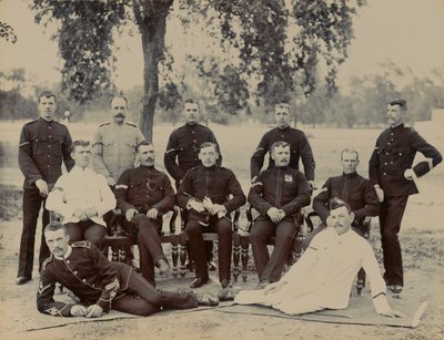 عريف؟ ج؟ السرية ، الكتيبة الأولى ، فوج بيدفوردشير ، 1890 حوالي عام بواسطة غير معروف