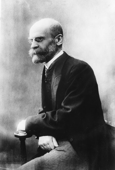 إميل دوركهايم. (1858-1917) عالم اجتماع فرنسي. بواسطة مصور غير معروف