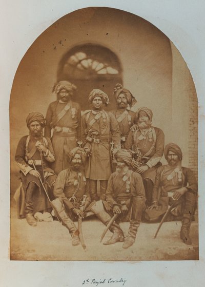 ضباط وضباط صف في الجيش الهندي ، وجميعهم حائزون على وسام الاستحقاق الهندي بواسطة مصور غير معروف