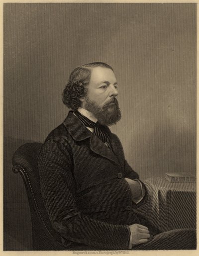جيمس شيريدان ماسبرات (1821-1871)، مؤسس كلية ليفربول للكيمياء (1848) ومؤلف كتاب "الكيمياء" (1860)، حوالي عام 1860 (نقش) (لندن حوالي عام 1860). نقش. " بواسطة مصور غير معروف