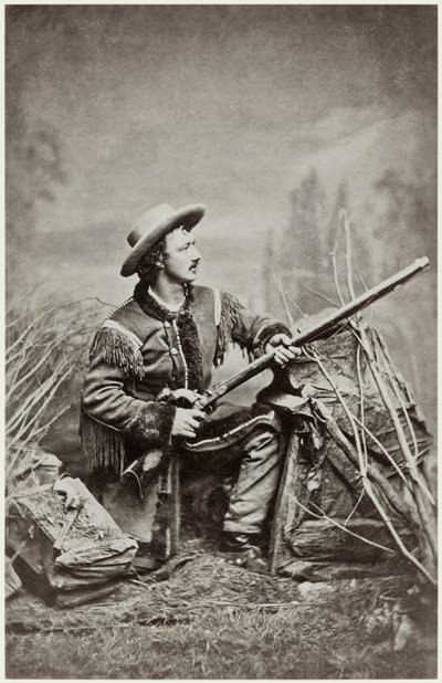 John Baker Omohundro better known as Texas Jack, a cowboy and frontier scout for the the Confederate Army بواسطة مصور غير معروف