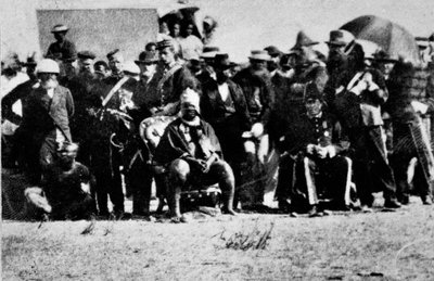 الملك Cetshwayo؟ S؟ التتويج؟ في 1 سبتمبر 1873 بواسطة غير معروف