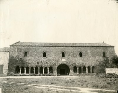 Palazzo della Ragione ، Pomposa abbey ، إميليا رومانيا ، إيطاليا ، حوالي 1890 بواسطة مصور غير معروف