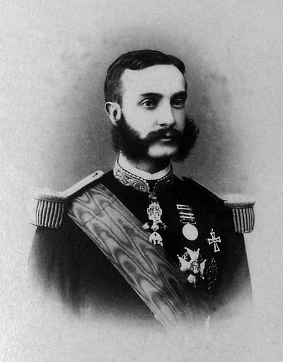 Portrait of Alfonso XII (1857-1885), he became King of Spain from 1874 to 1885 after a long exile in Europe. بواسطة مصور غير معروف