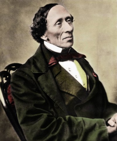 صورة للكاتب والشاعر الدنماركي هانز كريستيان أندرسن (1805-1875). صورة ستينيات القرن التاسع عشر. بواسطة مصور غير معروف