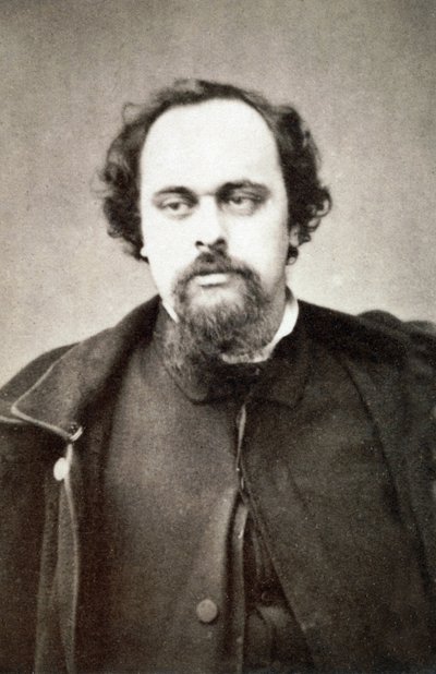 صورة لدانتي غابرييل روسيتي (1828-1882) - حوالي 1860 بواسطة مصور غير معروف