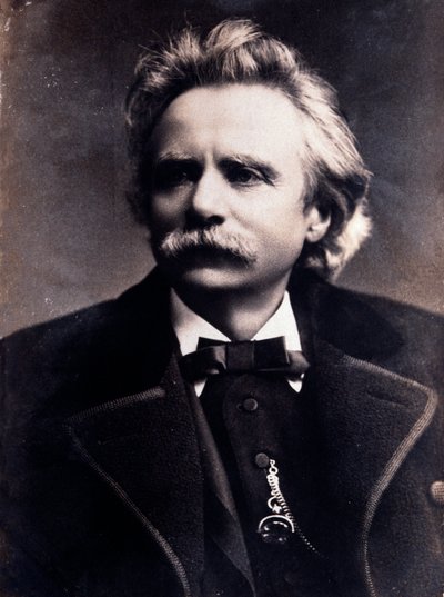 صورة لإدوارد جريج (1843-1907) صورة الملحن النرويجي. القرن ال 19. ميلان ، مكتبة ديل كونسيرفاتوريو بواسطة مصور غير معروف