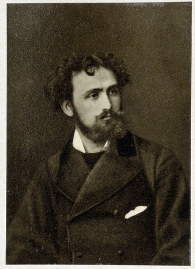 Portrait of Eugène Delacroix (1798 - 1863) in 1854. بواسطة مصور غير معروف