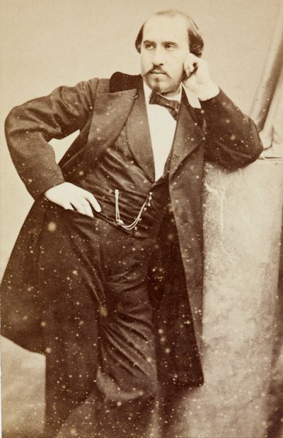 صورة لغابرييل فوري ، حوالي عام 1860 (صورة بالأبيض والأسود) بواسطة مصور غير معروف