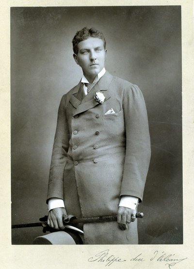 صورة لفيليب ، دوق أورليانز (1869-1926) ، شاب. بواسطة مصور غير معروف