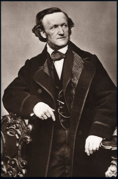 صورة للمؤلف الموسيقي ريتشارد فاغنر (1813-1883) - صورة ريتشارد فاغنر (1813-1883) ، الملحن الألماني. بواسطة مصور غير معروف