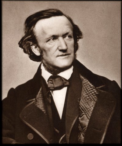 صورة للمؤلف الموسيقي ريتشارد فاغنر (1813-1883) - صورة ريتشارد فاغنر (1813-1883) ، الملحن الألماني. بواسطة مصور غير معروف