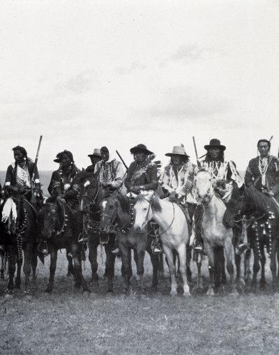Prairie Indians, Canada, late 19th century. بواسطة مصور غير معروف
