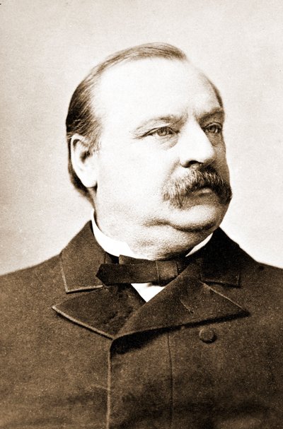 ستيفن كروفر كليفلاند (1837-1908) ، رئيس الولايات المتحدة. بواسطة مصور غير معروف