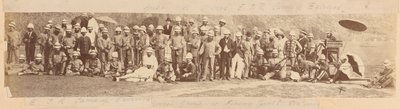 The East Indian Railway Rifle Volunteers at their camp of exercise بواسطة مصور غير معروف