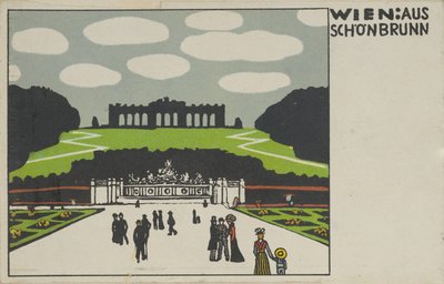 فيينا: من Schönbrunn Vienna: From Schönbrunn، 1908. بواسطة أوربان جانكي