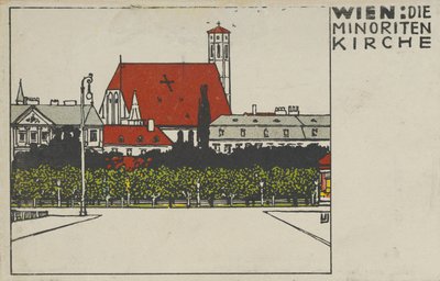 فيينا: Minorite Church Vienna: The Minorite Church ، 1908. بواسطة أوربان جانكي