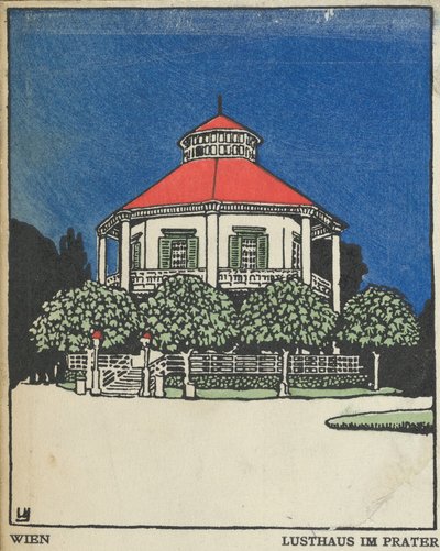 فيينا: Pleasure Pavilion in the Prater Wien: Lusthaus im Prater، 1908.، بواسطة أوربان جانكي