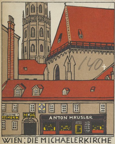 فيينا: كنيسة القديس ميخائيل فيينا: Die Michaelerkirche ، 1908. بواسطة أوربان جانكي