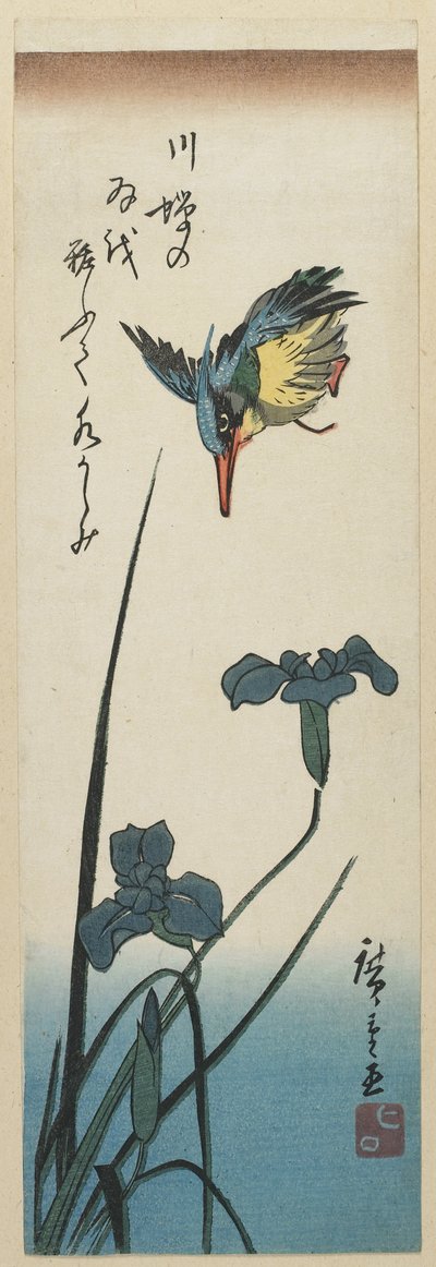 (ايريس وكينجفيشر) ، 1843-1847 بواسطة Utagawa Hiroshige