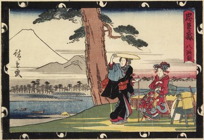 قانون 8 ، أوائل القرن التاسع عشر بواسطة Utagawa Hiroshige