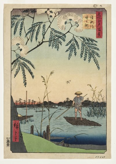 نهر أياسي وكانيجافوتشي ، 1857 (قطعة خشبية) بواسطة Utagawa Hiroshige