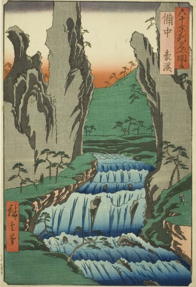 bit chu p royinsse: gokei (bit chu، gokei) ، من السلسلة بواسطة Utagawa Hiroshige