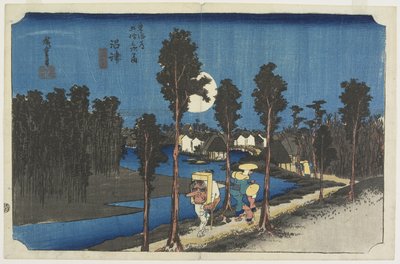 مشهد الغسق ، نومازو ، ج. 1833 بواسطة Utagawa Hiroshige