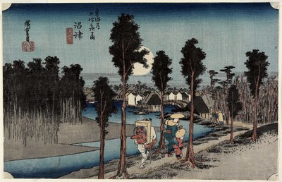 الغسق في نومازو ، ج. 1833 بواسطة Utagawa Hiroshige