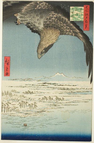 Fukagawa Susaki و Jumantsubo (Fukagawa Susaki Jumantsubo) ، من المسلسل بواسطة Utagawa Hiroshige