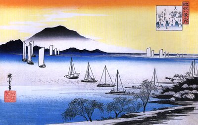  بواسطة Utagawa Hiroshige