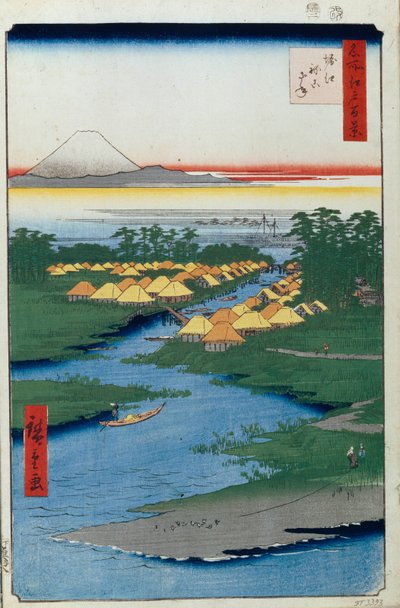 هوري ونيكوزان مائة مشاهدة شهيرة لإيدو ، 1856-1858 بواسطة Utagawa Hiroshige
