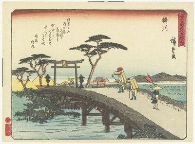 كاكيغاوا ، 1837-1844 بواسطة Utagawa Hiroshige