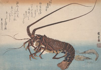 جراد البحر والروبيان ، c.1832 بواسطة Utagawa Hiroshige