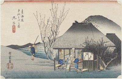 ماروكو - بيت الشاي الشهير ، ج. 1833 بواسطة Utagawa Hiroshige