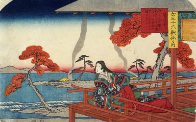 موراساكي شيكيبو ، 1843-1847 بواسطة Utagawa Hiroshige