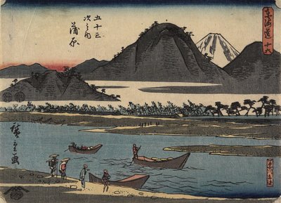 رقم 16 كانبارا ، 1847-1852 بواسطة Utagawa Hiroshige