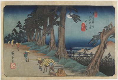 رقم 26: موتشيزوكي ، 1836-1838 بواسطة Utagawa Hiroshige