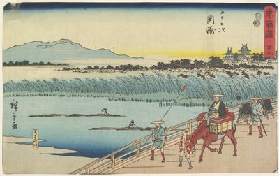 رقم 39 أوكازاكي ، 1847-1852 بواسطة Utagawa Hiroshige