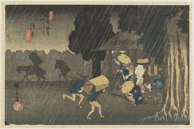 رقم 40 سوهارا ، 1830-1844 بواسطة Utagawa Hiroshige