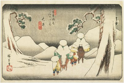 رقم 47 O_i ، 1830-1844 بواسطة Utagawa Hiroshige