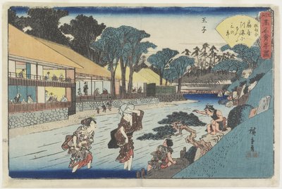 O_giya في O_ji ، ج .1835-1842 بواسطة Utagawa Hiroshige