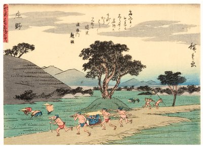 شونو ، 1838-40 (قطعة خشبية) بواسطة Utagawa Hiroshige