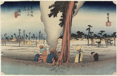 مشهد الشتاء ، هاماماتسو ، ج. 1833 بواسطة Utagawa Hiroshige