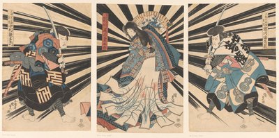 Utaemon Utaemon Nakamura V، Onoe Kiku Goro Iii En Ichikawa Budozome V. بواسطة أوتاغاوا كونيسادا (أنا)